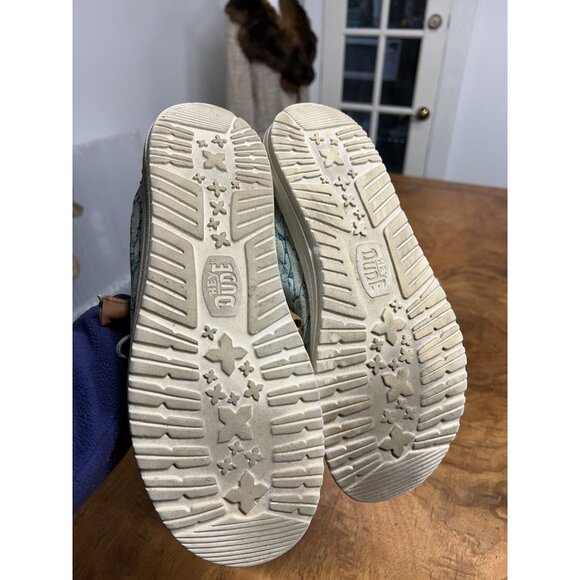 Hey Dude Men’s 11 Wally Fish Lure Slip-On Shoes Preppy Loafers Fisherman Casual - Picture 9 of 10